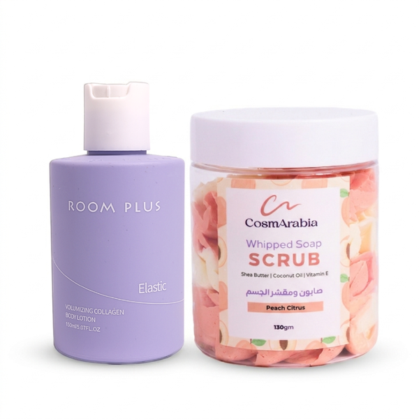 Best Exfoliating Body Soap Set Collagen Lotion Softness 150ml+130g