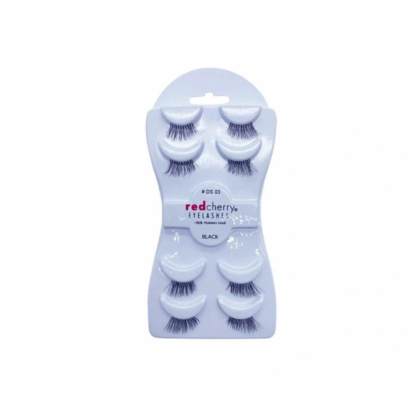 Red Cherry Eyelash Set DS03, 100% Sterilized Natural Hair, Reusable