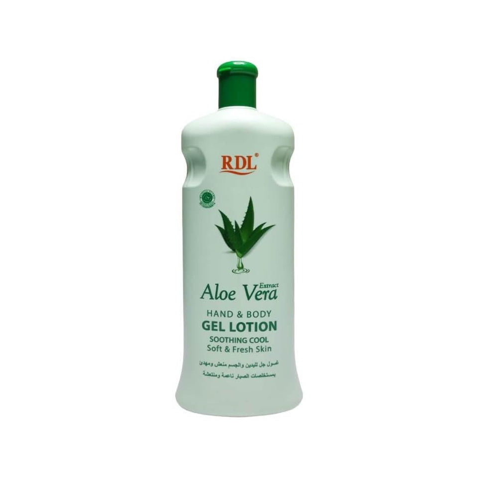 RDL Body and Hand Lotion Aloe Vera Extract Moisturizing & Soothing 600ml