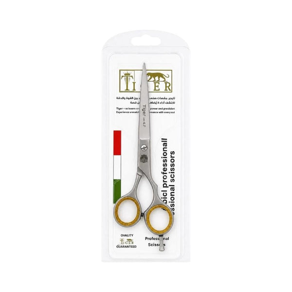 Hair Cutting Scissors Laser Steel Finger Support Precision Tiger 6.50mm