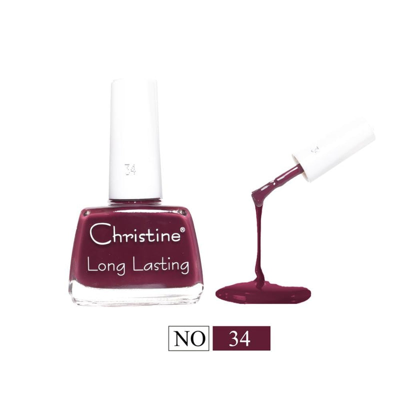 Christine Nail Polish Number 34 with Glossy Finish