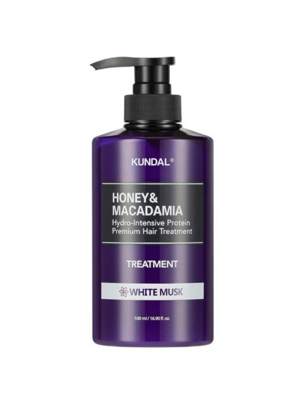 Kundal Honey & Macadamia Hair Treatment, White Musk, 500ml