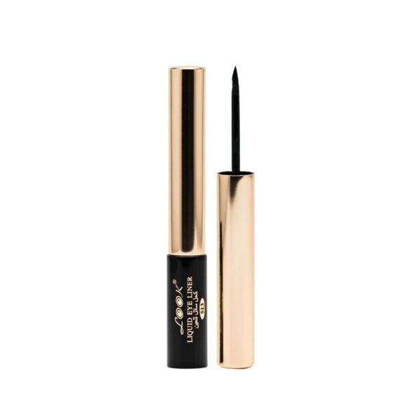 Look Liquid Eyeliner, Smudge-Proof, Deep Black, 513