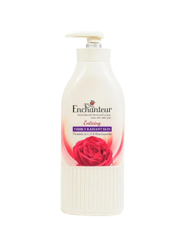 Enchanteur Body Lotion Satin Smooth Perfumed Radiant Rose Magnolia 500ml