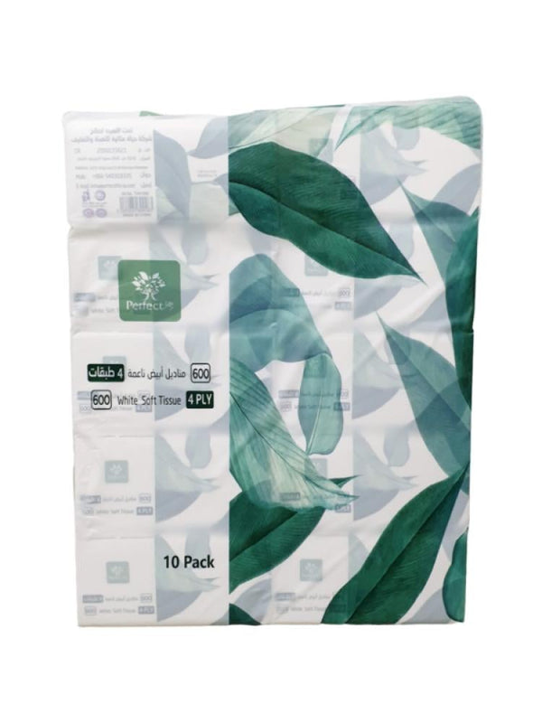 Hdb Soft White Wipes - 10 Packs | 600 Tissues