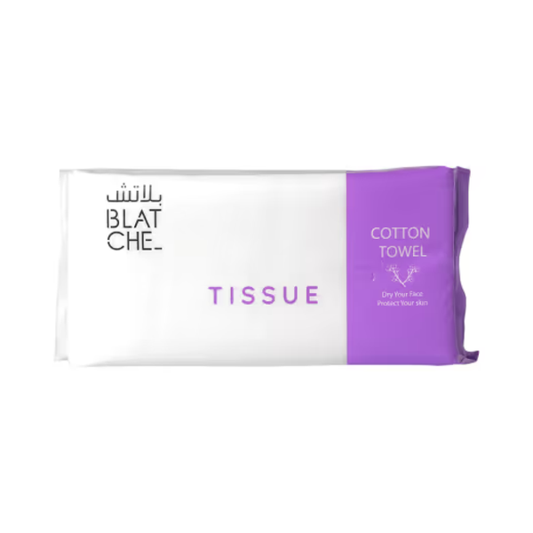 Blatche Cotton Towelettes, 100% Natural Fiber, for Face Cleansing