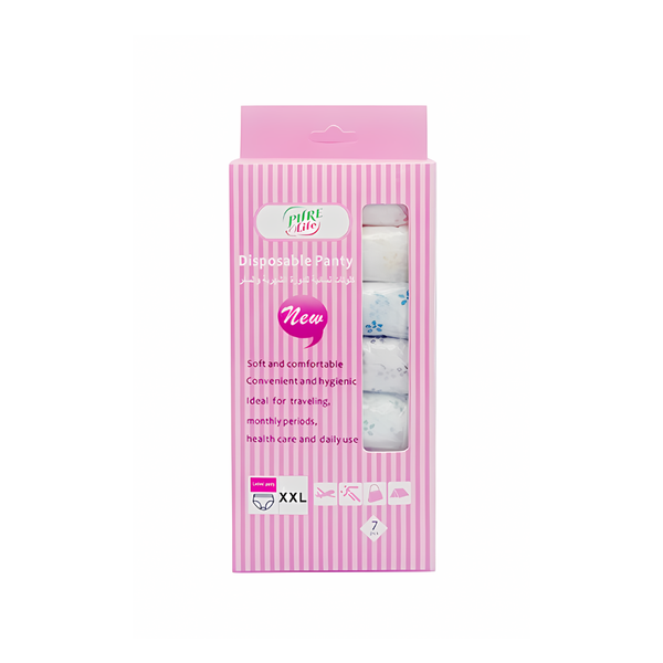Period Panties Leak Proof Comfort Sensitive Area 7-Pack XXL Pure Life