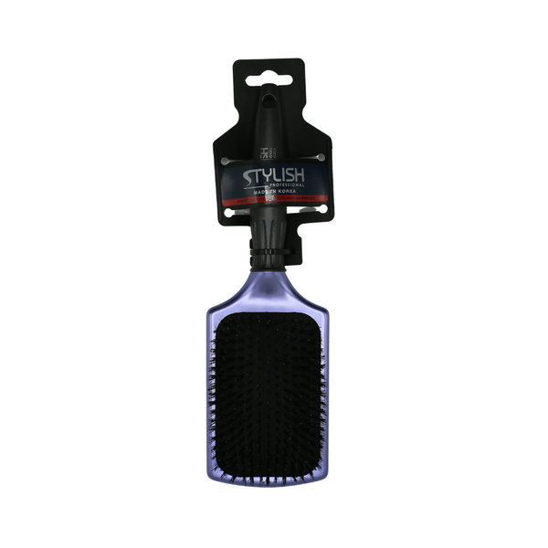 Stylish Professional K1401 Korean Hairbrush Flexible Detangling Bristles for Wet and Dry Hair