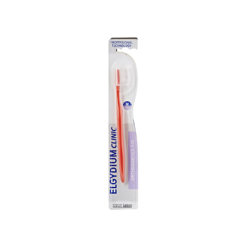 Elgydium Clinic Orthodontic Toothbrush Soft Bristles Ages 7-12