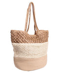 Women's Straw Handbag Lightweight Summer Elegant Natural Design 1-Piece