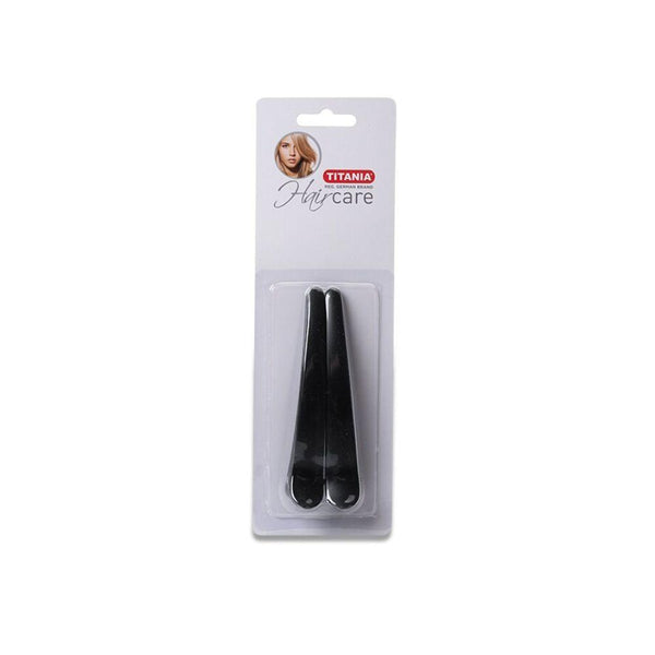 Titania Black Hair Clips Large 2 Pieces