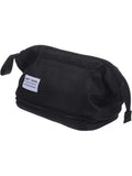 Salon System Travel Cosmetic Bag - Water-Resistant Nylon - Dual-Zipper Design