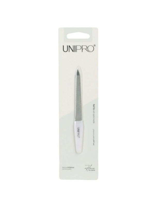Nail File Plastic Handle Smooth Finish Unipro 15.5cm