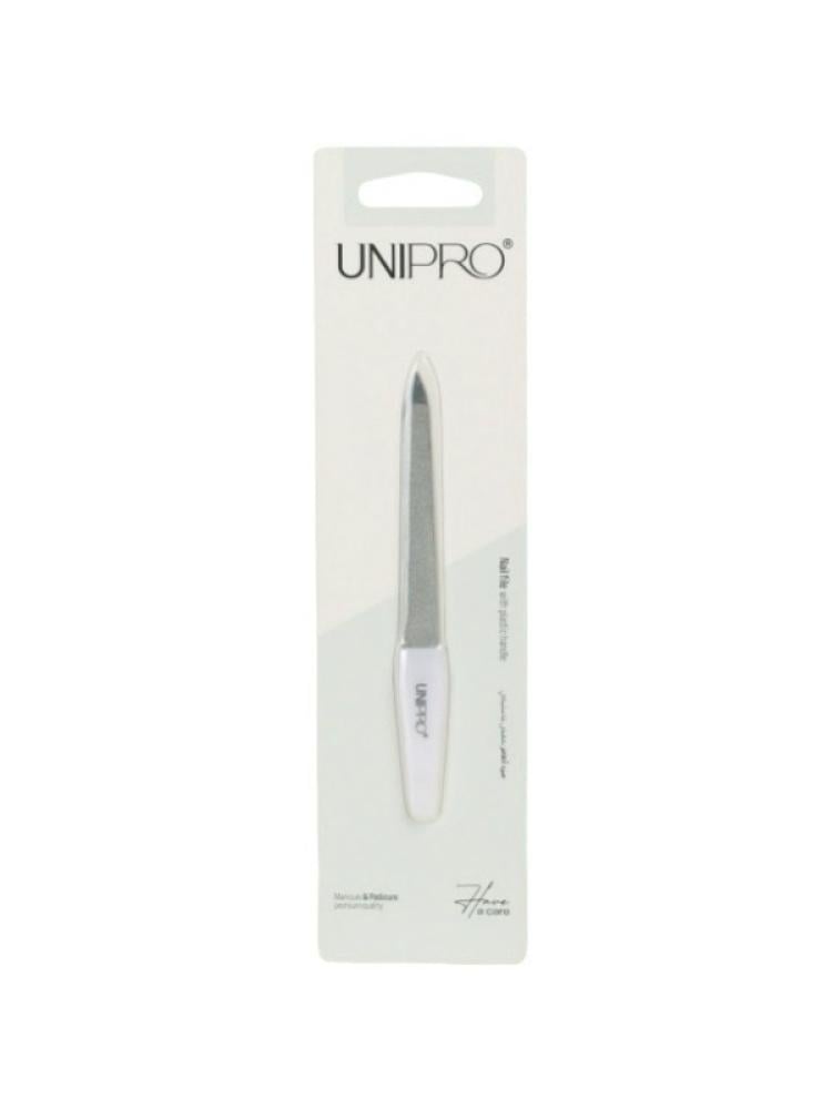 Nail File Plastic Handle Smooth Finish Unipro 15.5cm