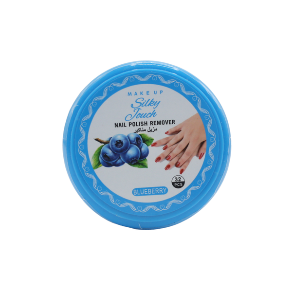 Silky Touch Nail Polish Remover Wipes Acetone-Free 32 Count