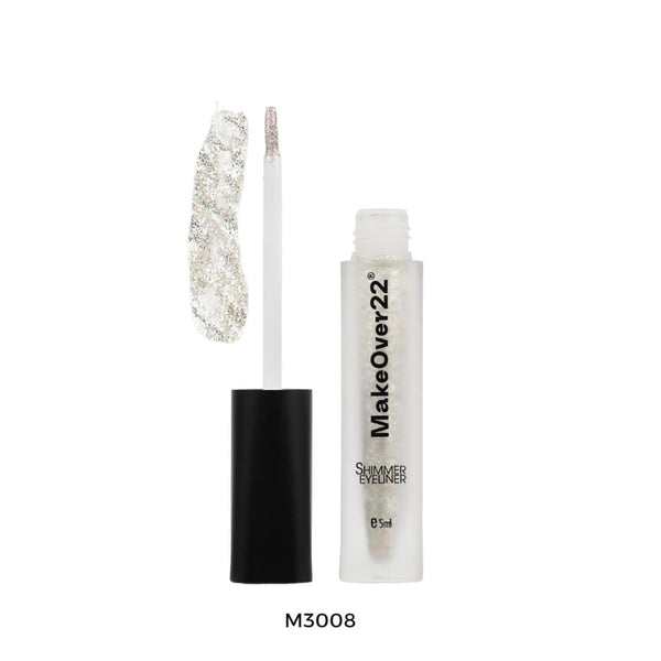Make Over 22 M3008 Liquid Glitter Eyeliner, Smudge-Proof, Long-Lasting