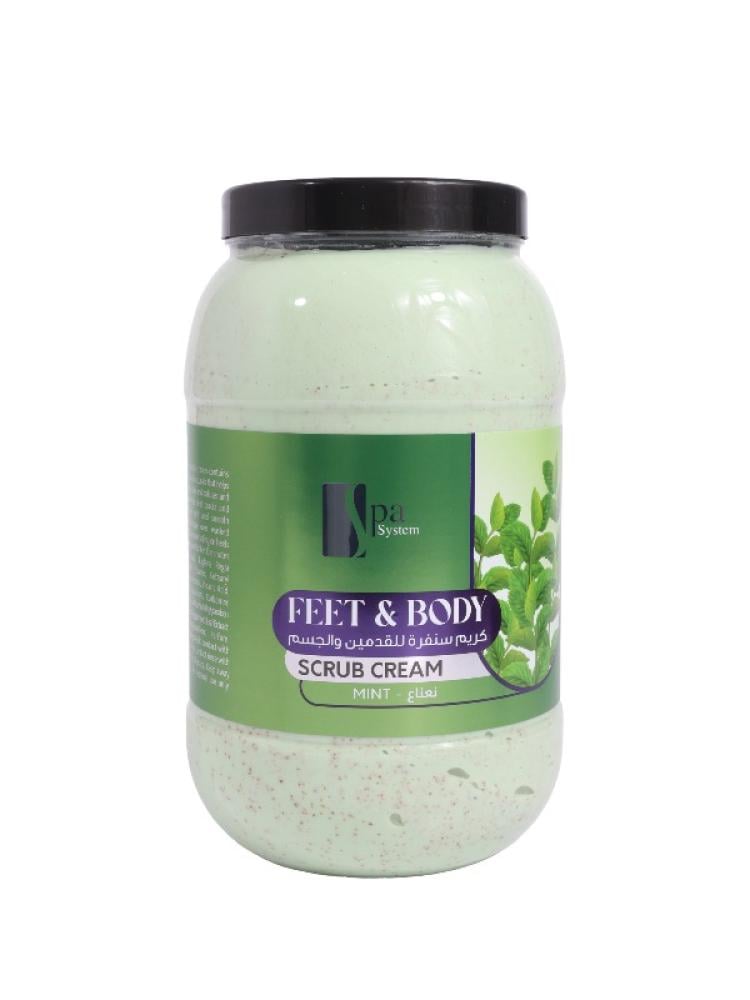 Spa System Peppermint Foot and Body Scrub, 4L