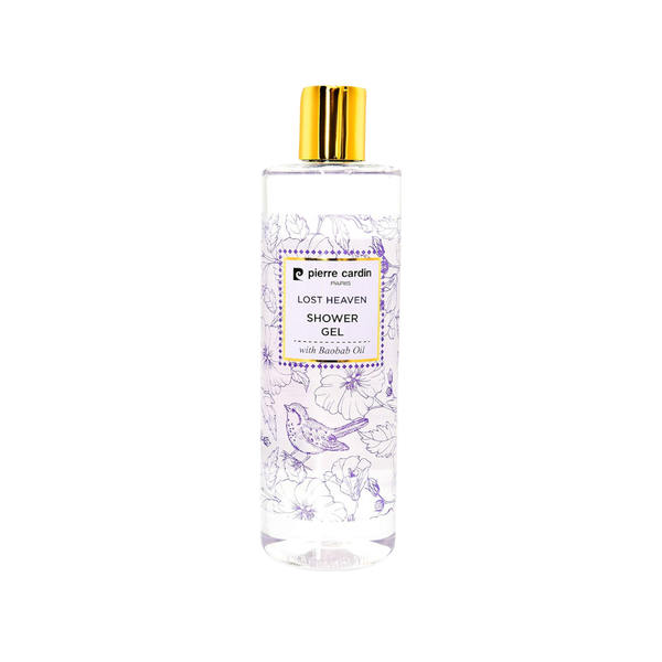 Pierre Cardin Lost Heaven Shower Gel with Vitamin E, Baobab Oil, Glycerin, 400ml