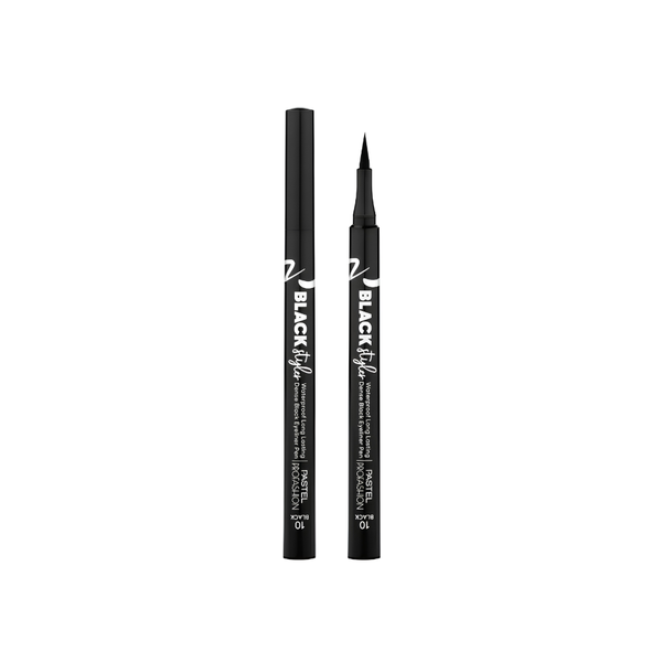 Eyeliner Pencil Black Eyeliner Pencil Waterproof Smudge-Proof Pastel 10 Black