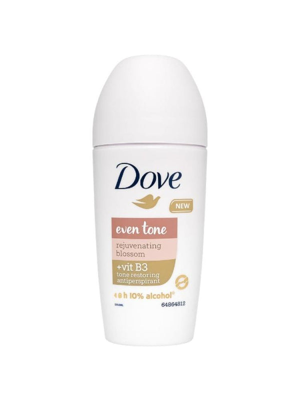 Dove Blossom Antiperspirant Roll-On Skin Rejuvenating Even Tone 50ml
