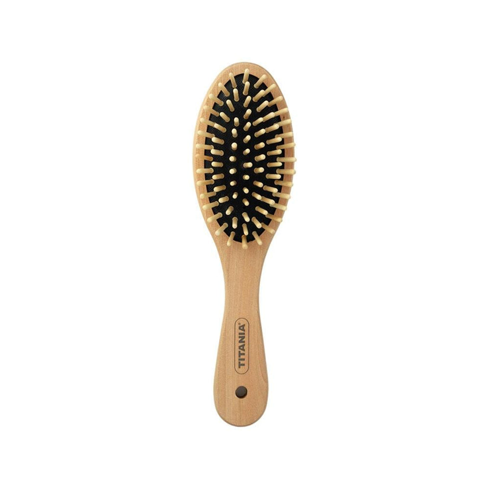 Titania Wooden Hair Brush 2821 for Scalp Massage & Hair Volume 1 piece