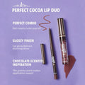 Sheglam Willy Wonka Cocoa Kiss Lipstick and Lip Liner Set Cocoa Color