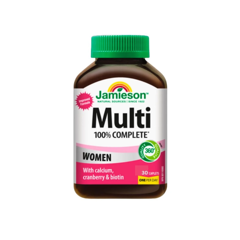 Women's Multivitamin with Biotin Calcium & Cranberry Jamieson 30 Count