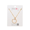 Necklace That Does Not Tarnish Gold Pendant Model C-103