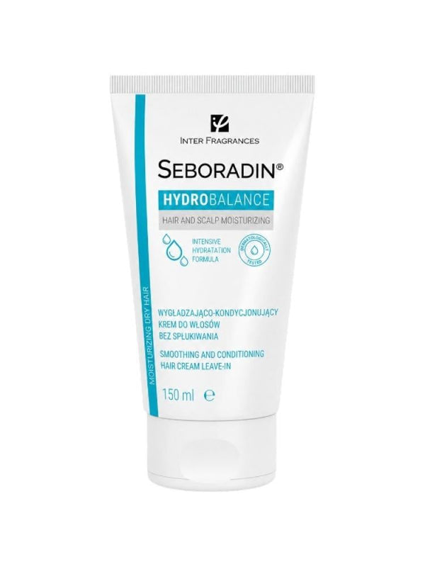 Moisturizing Cream for Dry Hair Leave In Conditioner Hydro Balance Seboradin 150ml
