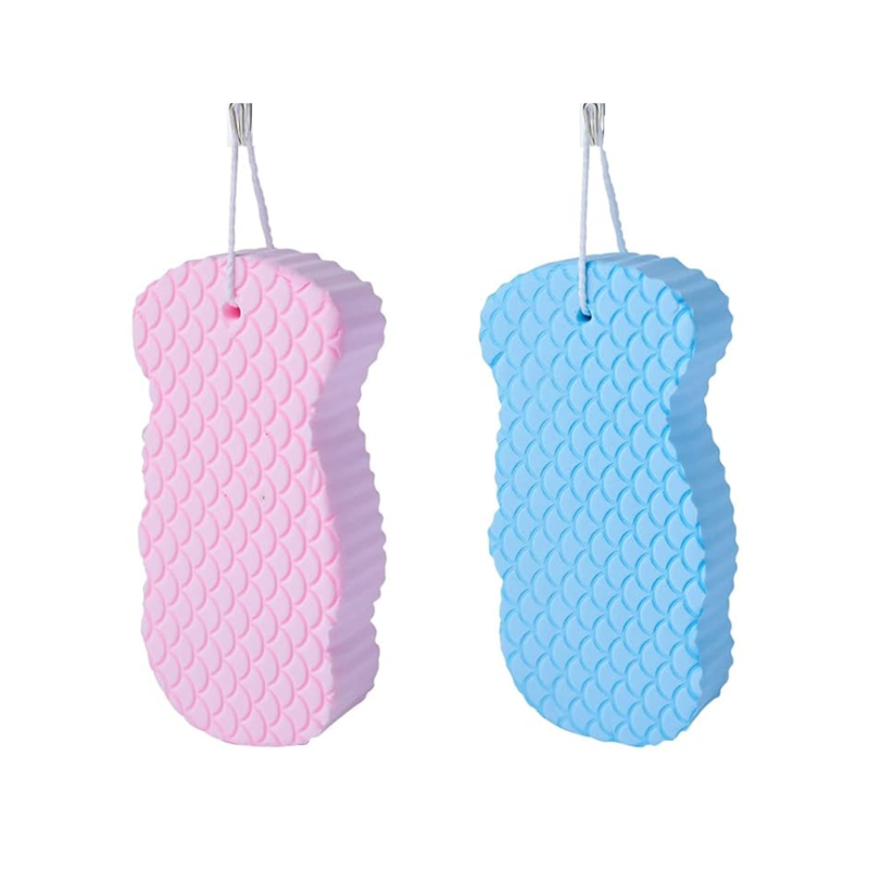 Exfoliating Sponge for Body Gentle Cleansing Texture 6Beauty 1 Piece