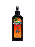 Dark Tanning Oil SPF 4 Bronze Tan Moisturizing Caribbean Breeze 250ml