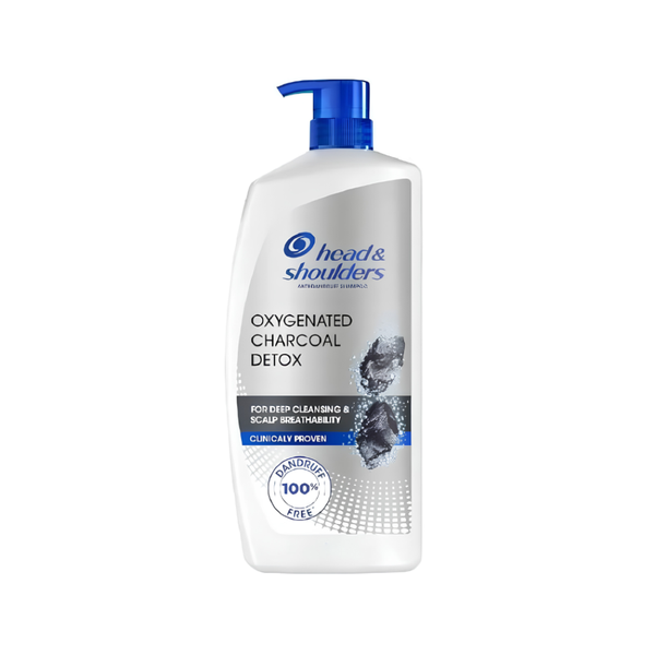 Anti-Dandruff Detox Charcoal Shampoo Deep Cleansing Head & Shoulders 1000ml