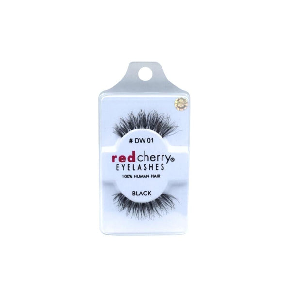 Buy False Eyelashes Natural Looking Handmade Sterilized Hair Red Cherry DW 01