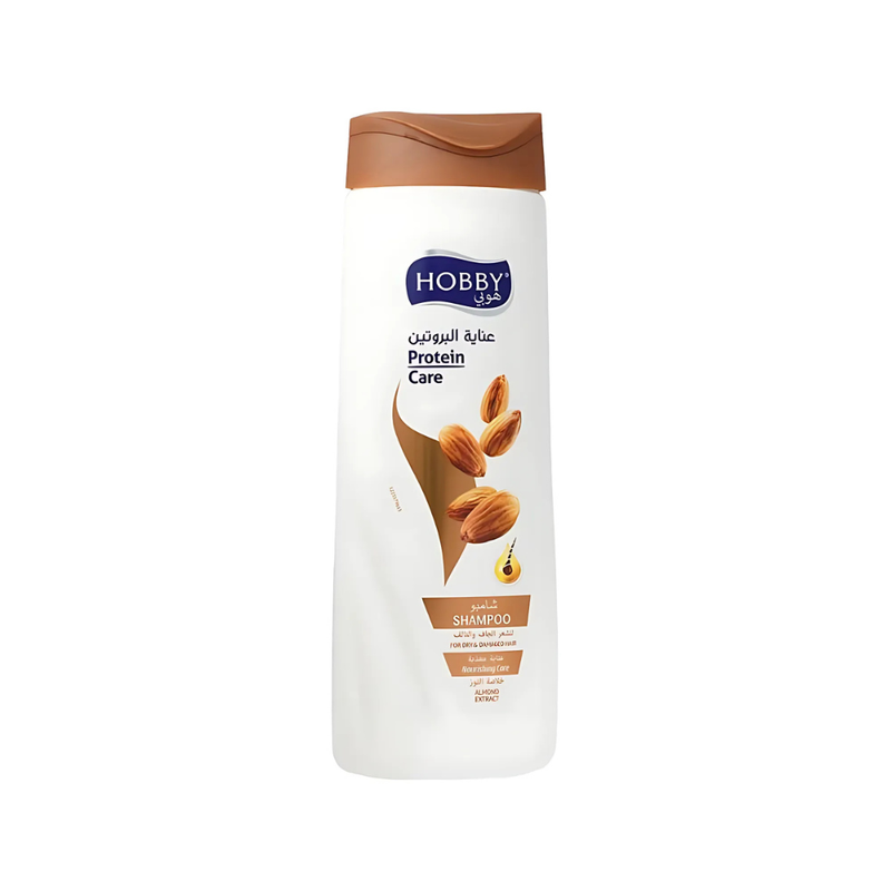 Hobby Protein Care Shampoo - Almond Extract - Dry & Damaged Hair - 500ml
