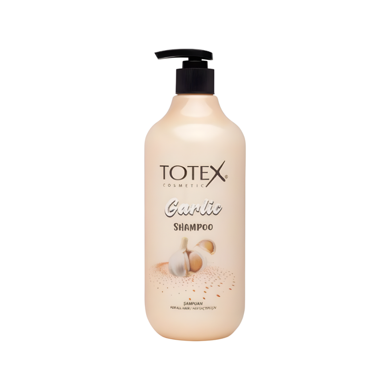 Totex Garlic Shampoo, Hair Strengthening, All Hair Types, 750 ml