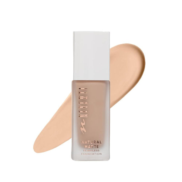 Neferti Natural Matte Foundation 004 Warm Beige Buildable Coverage