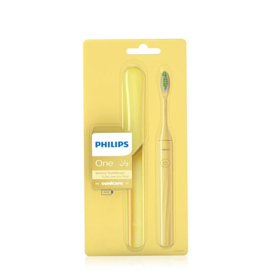 Philips One Battery Toothbrush Mango for Daily Cleaning & Whitening 1 toothbrush