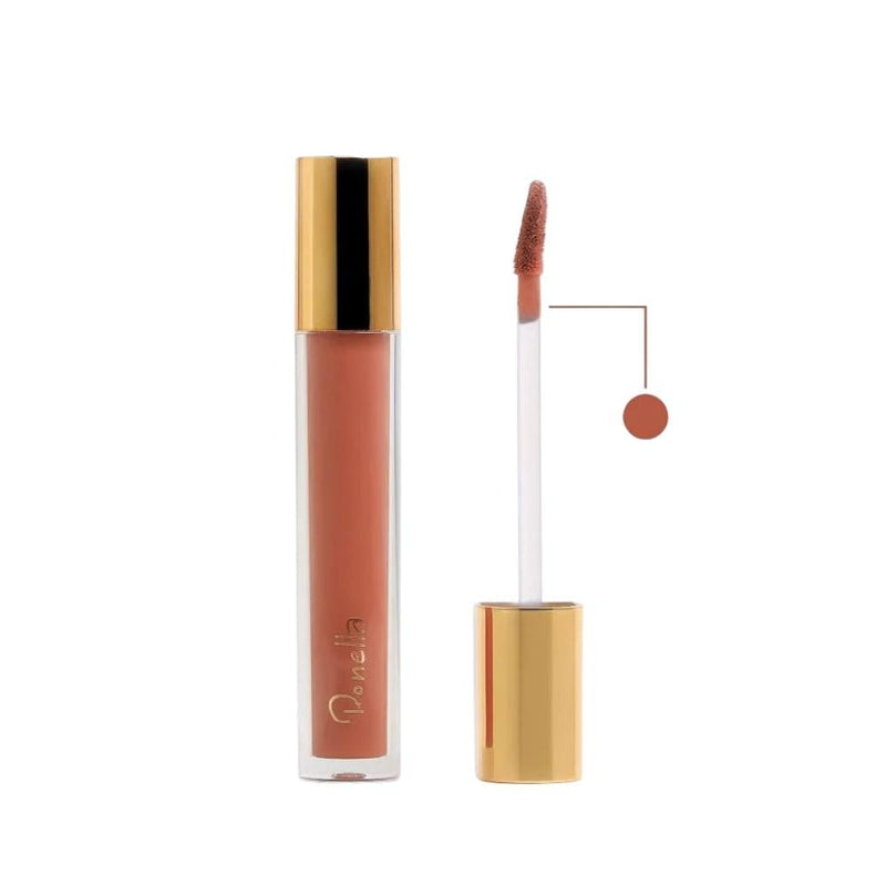 Donella Liquid Lipstick Shade 17 - Glossy Finish, High Coverage