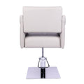 Salon System Women's Cutting Chair AS-1151C Grey Synthetic Leather Silver Base
