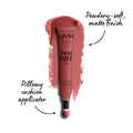 Matte Lipstick for Dry Lips Powder Puff Cream Best Buds NYX 12ml