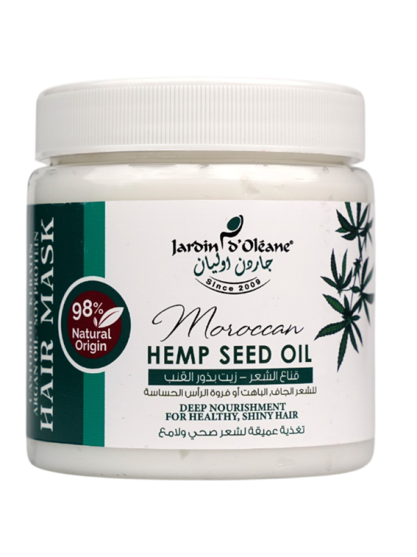 Garden Olean Scalp Scrub with Hemp, Argan & Castor Oils - 500ml