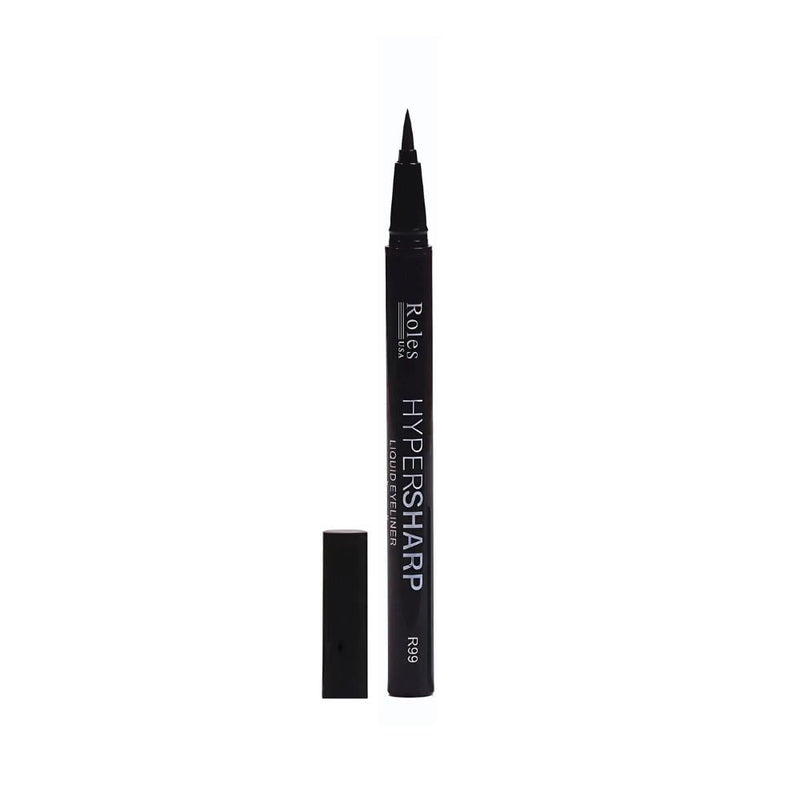 Roles Hyper Sharp Liquid Eyeliner, Waterproof, Quick-Drying, Black