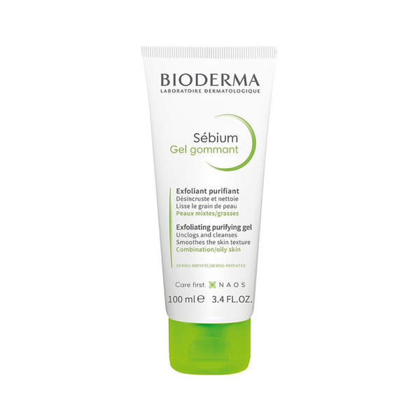 Bioderma Sebium Exfoliating Cleansing Gel for Oily & Combination Skin, 100ml