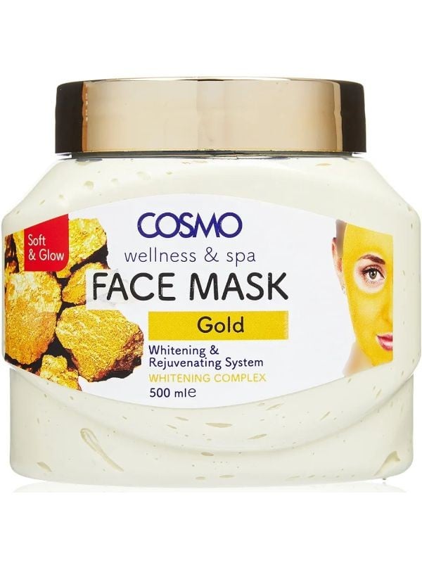 Gold Face Mask Collagen Boosting Radiance Care Cosmo 500ml