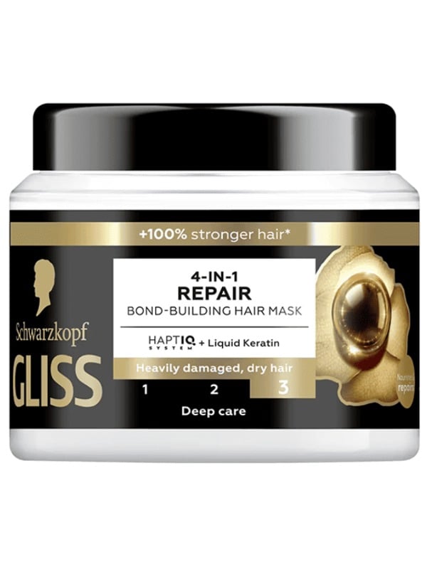 Schwarzkopf Gliss 4-in-1 Repair Hair Mask 400 ml - Liquid Keratin