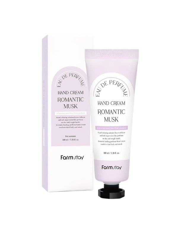 Farmstay Romantic Musk Hand Cream - Long-Lasting Fragrance & Hydration - 100ml