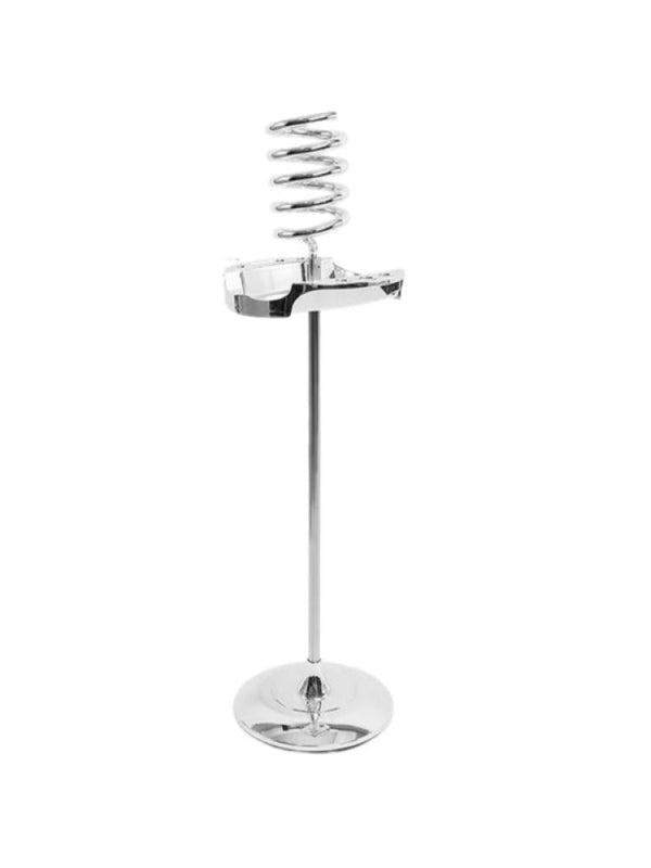 Salon System Adjustable Height Hair Dryer Holder - Silver