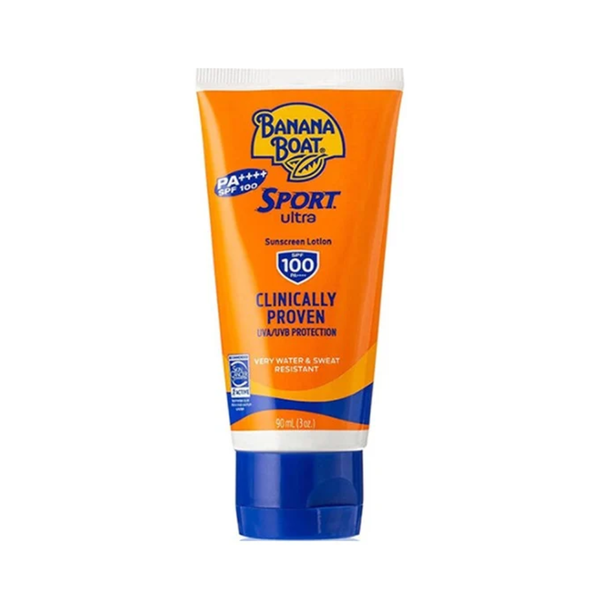 Banana Boat Ultra Sport SPF 100 Sunscreen Lotion, 90ml, Water Resistant