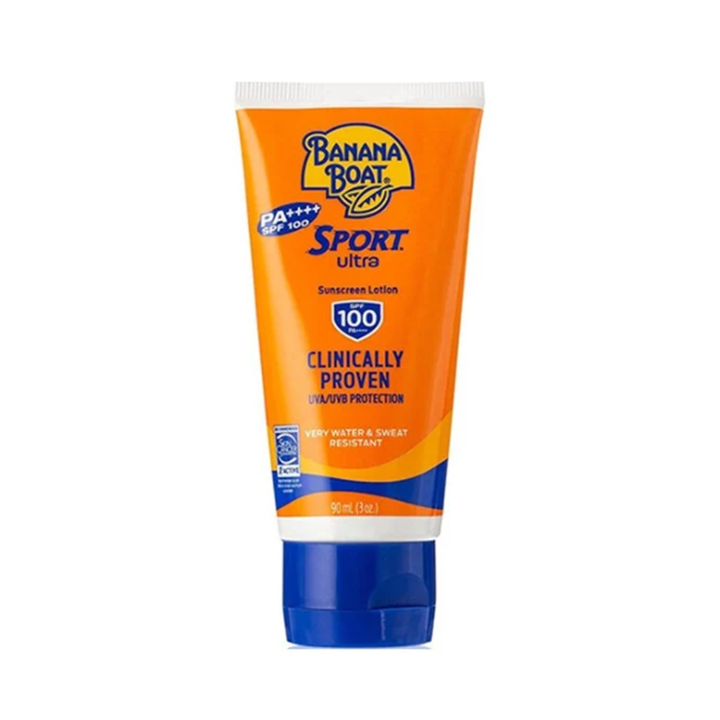 Banana Boat Ultra Sport SPF 100 Sunscreen Lotion, 90ml, Water Resistant