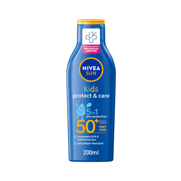 Top Rated Sunscreen Lotion SPF 50+ Kids Moisturizing Nivea 200ml